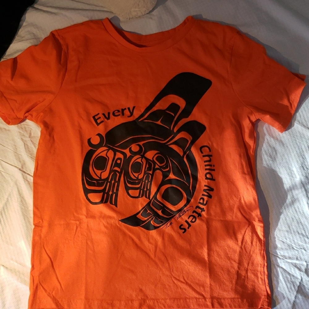 Orange Graphic Tee - Every Child Matters